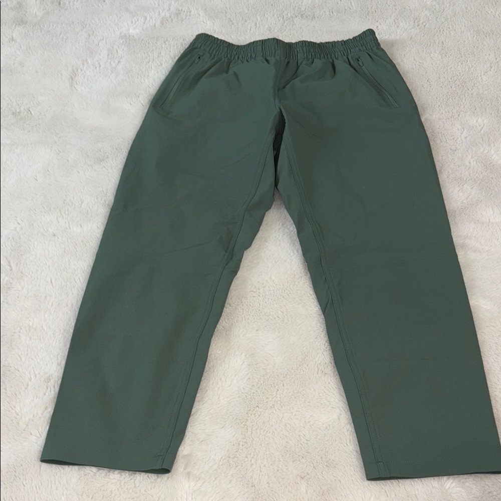 Outdoor Voices Green Joggers Relaxed Fit Elastic Waist